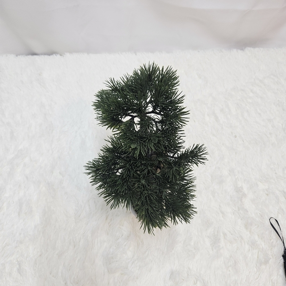 Nearly Natural 10-in Cedar Bonsai Artificial Tree in Decorative Planter - Picture 5 of 9